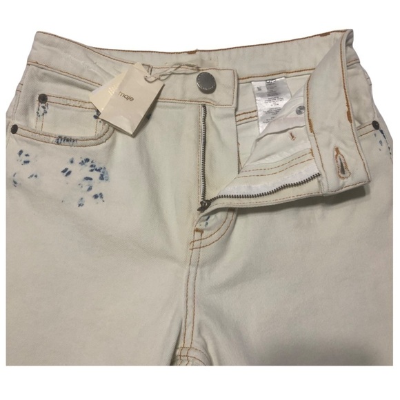 MAJE NWT Paoline Tie-Dye Straight Leg Jeans - Picture 6 of 10